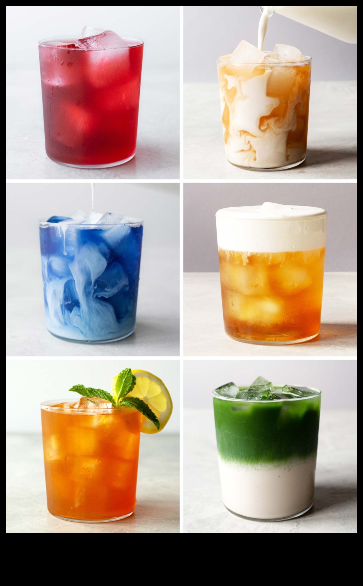 קריר וצבעוני: מתענגים על הרענון של תה קר בטעמים