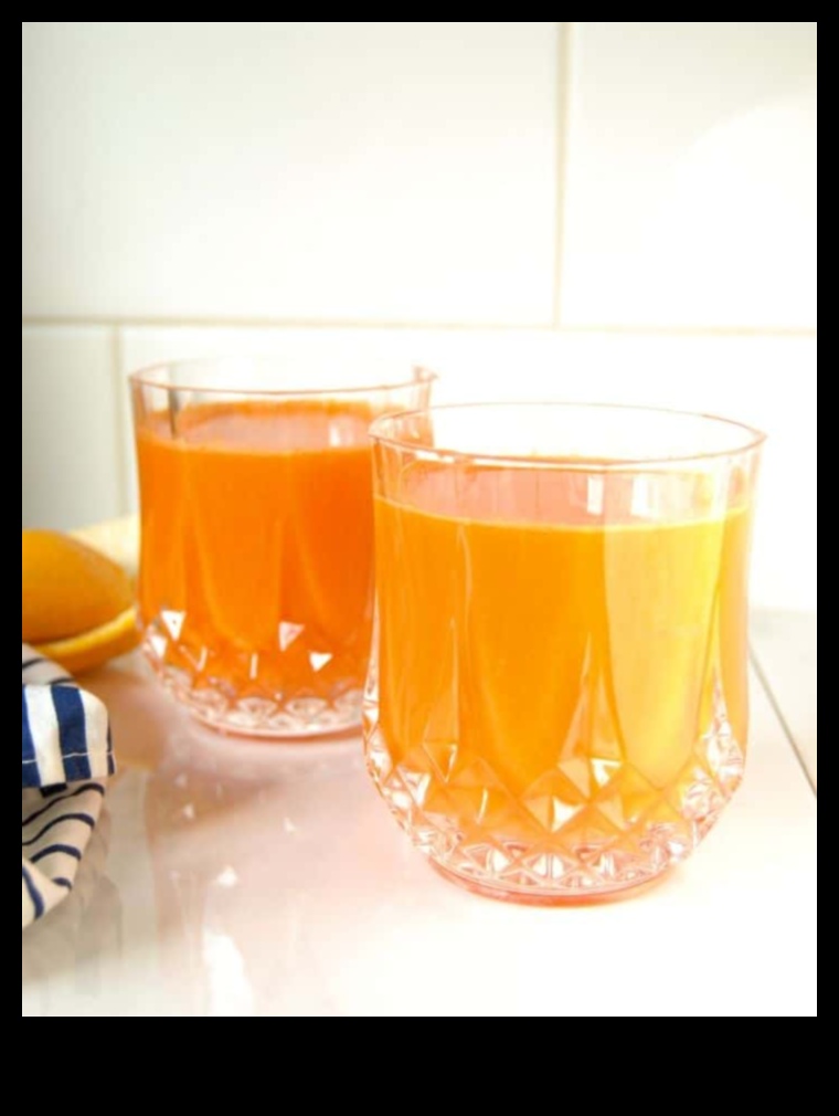 אליקסירים עשירים בחומרים מזינים: משפרים את בריאותכם עם תערובות גזר-תפוזים