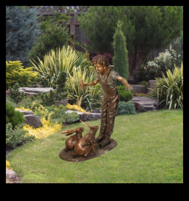 פריחת ברונזה: הפיתוי של אמנות גן הפסלים