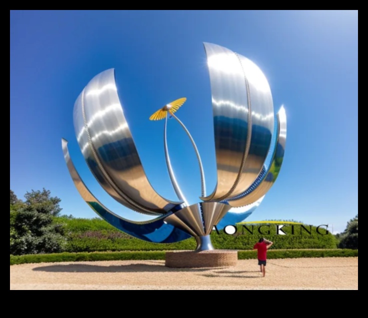 פריחת ברונזה: הפיתוי של אמנות גן הפסלים